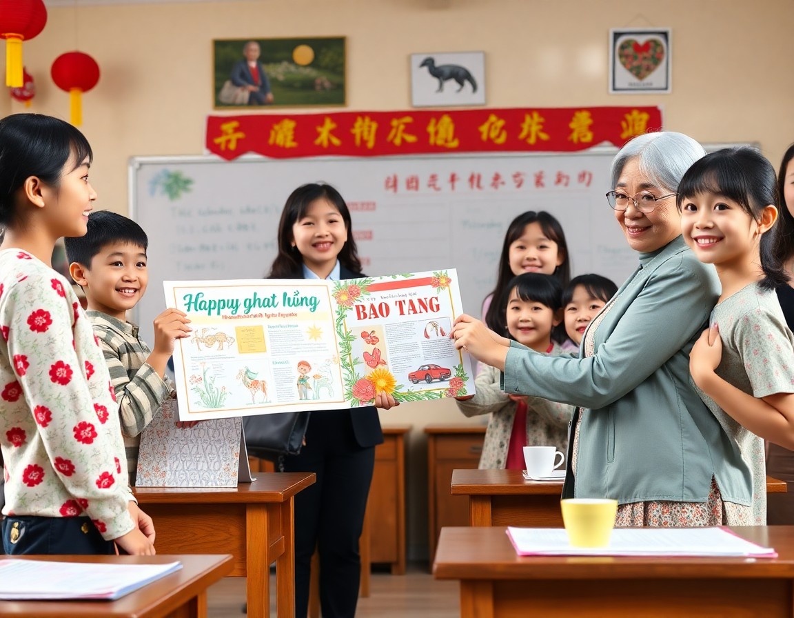 Câu đố 20 11 báo tường hay nhất cho thầy cô giáo mến thương nhân ngày lễ