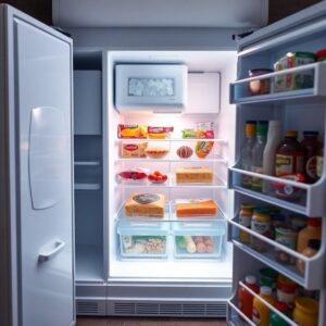 Câu đố về cái tủ lạnh? Cửa tủ, ngăn đá, khay đá