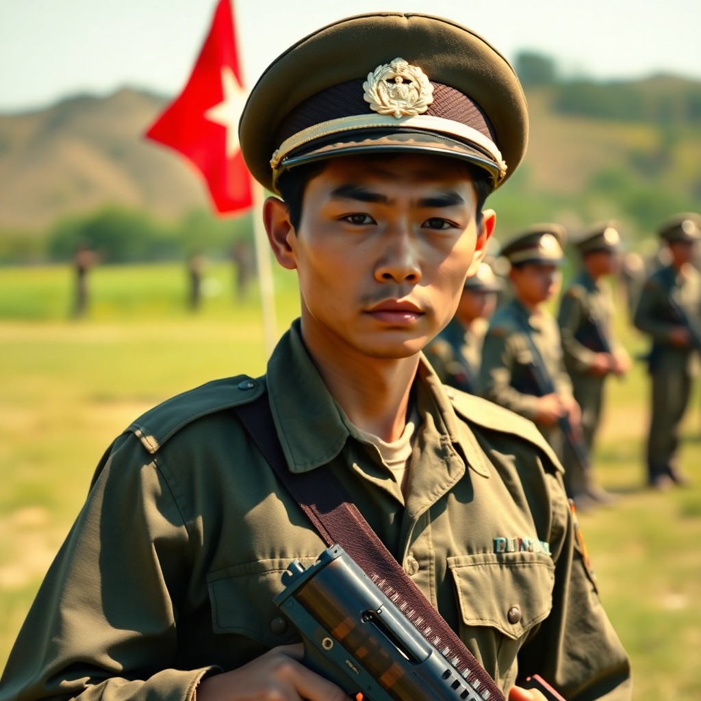 Câu đố về chú bộ đội? Quân hàm, súng, thao trường