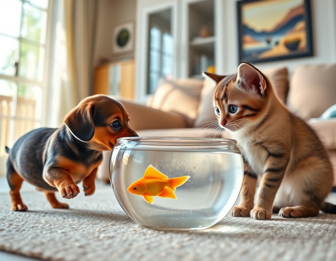 Câu đố về con vật nuôi trong gia đình? Chó nhỏ, mèo con, cá cảnh có câu trả lời thú vị