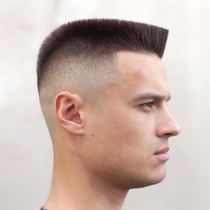 Flat top buzz cut phẳng như mặt bàn