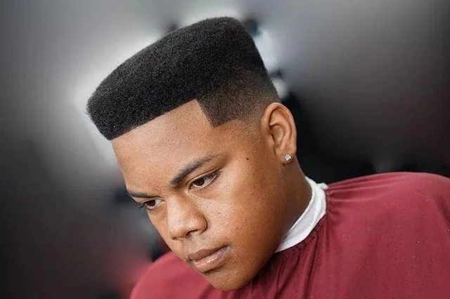 Flat Top Crew Cut phong cách retro