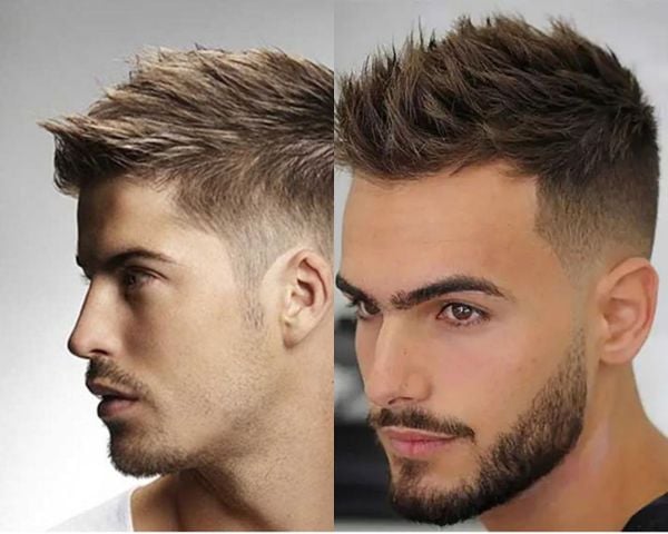 Spiky Crew Cut với tóc dựng đứng